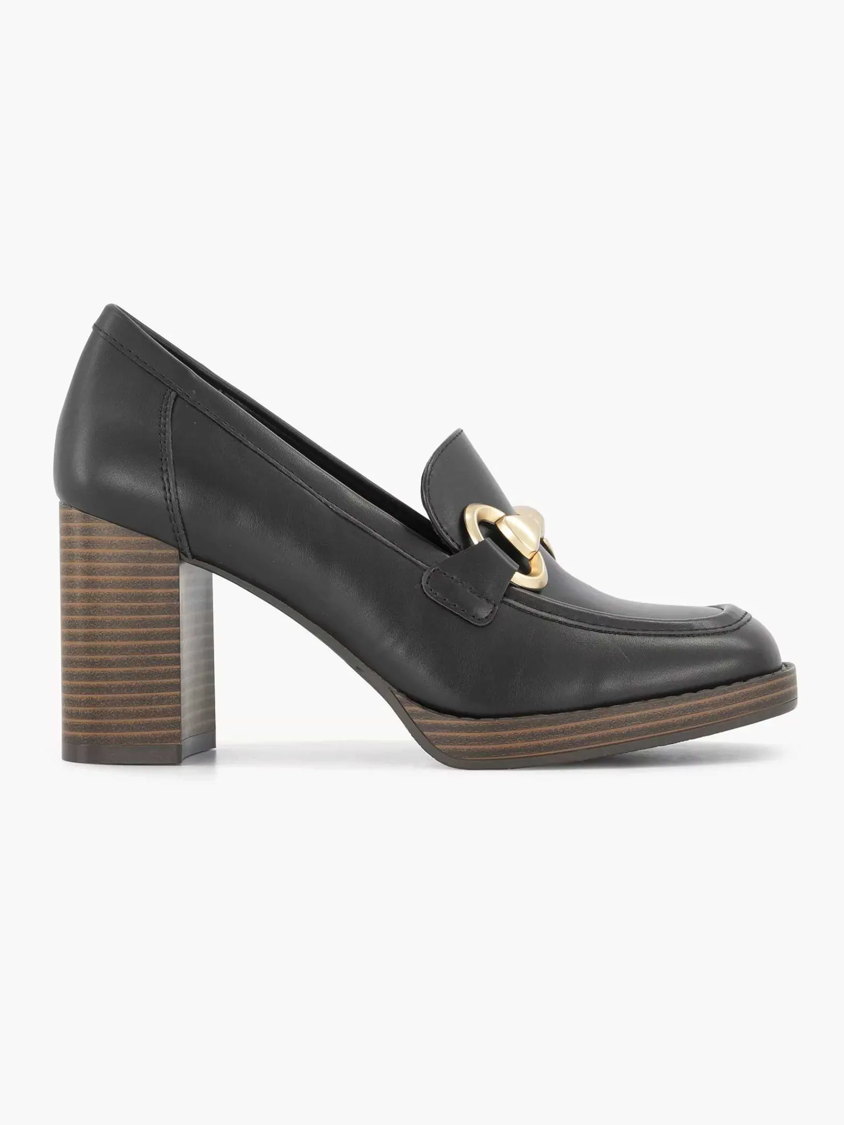 Pumps|Oxmox Zwarte Pump Sierketting