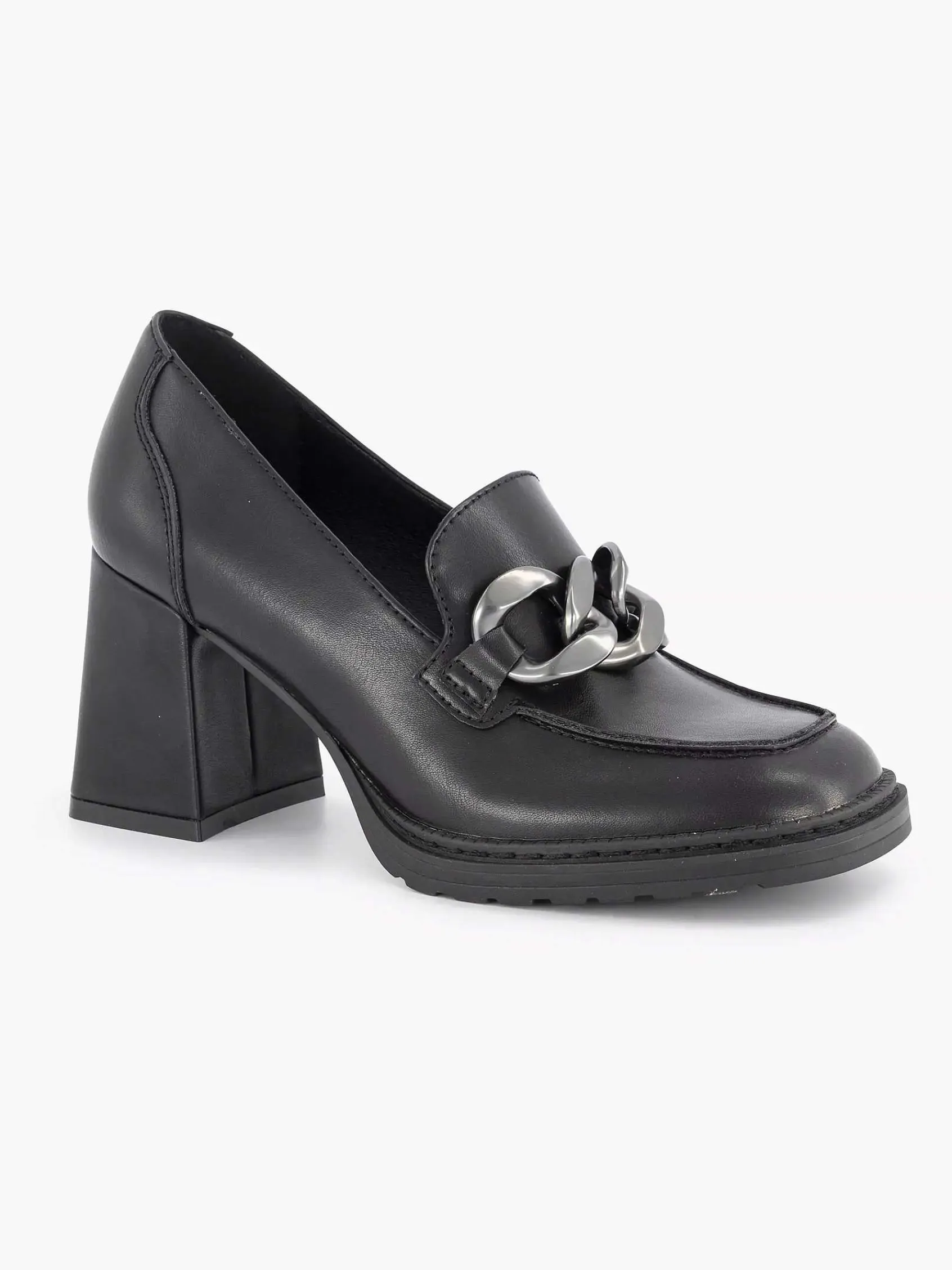 Pumps|Oxmox Zwarte Pump Sierketting