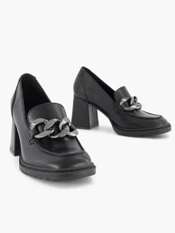 Pumps|Oxmox Zwarte Pump Sierketting