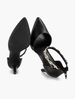 Pumps|Graceland Zwarte Pump Steentjes
