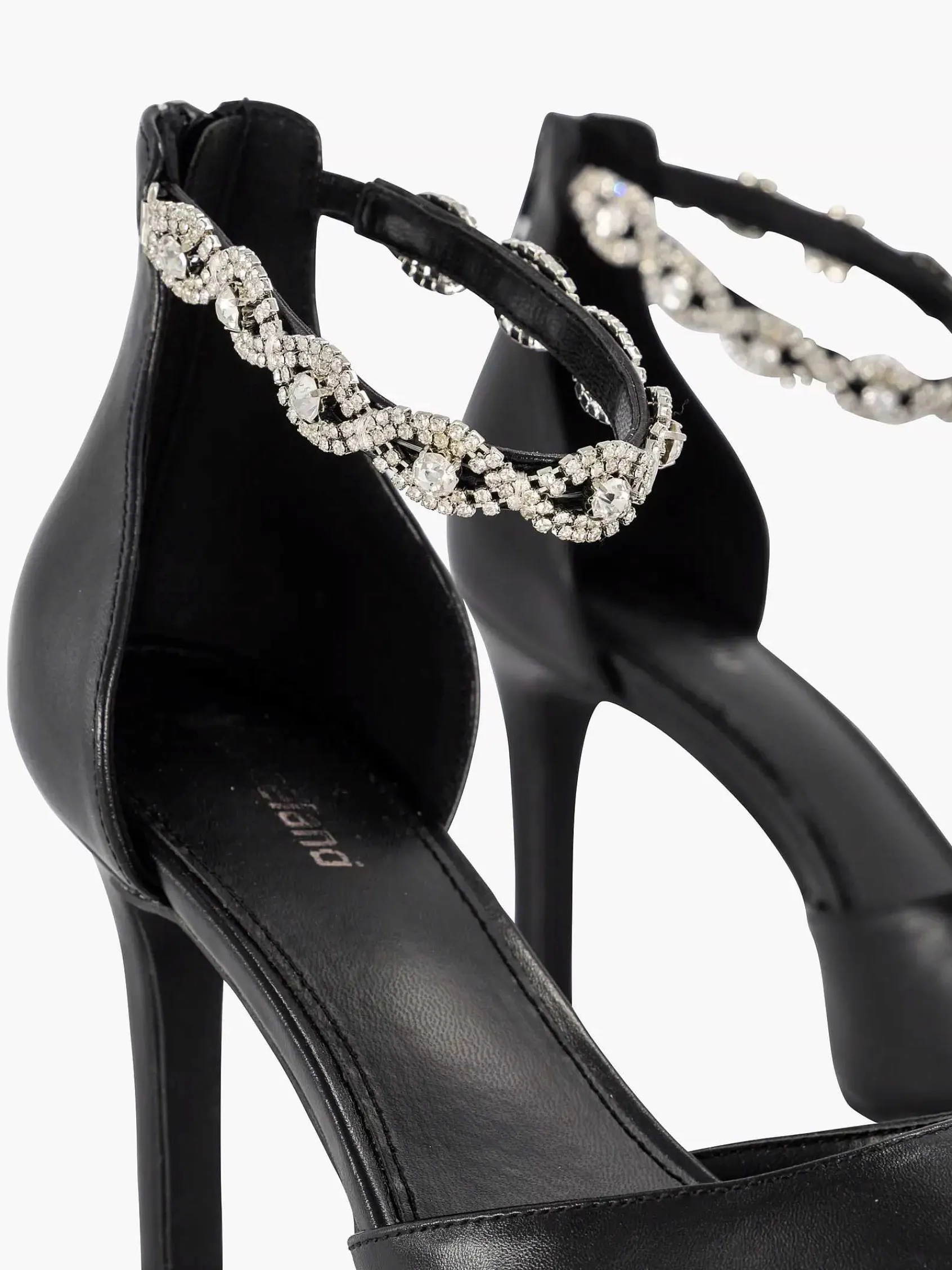 Pumps|Graceland Zwarte Pump Steentjes