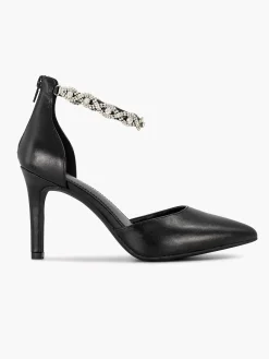 Pumps|Graceland Zwarte Pump Steentjes