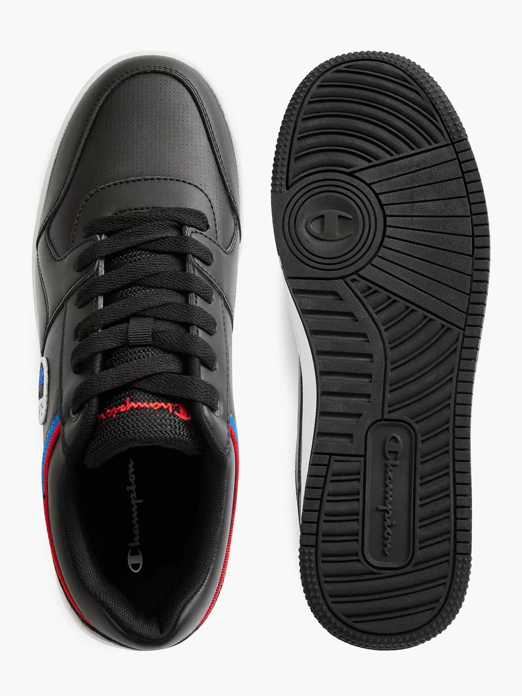 Sneakers|Champion Zwarte Rebound Low