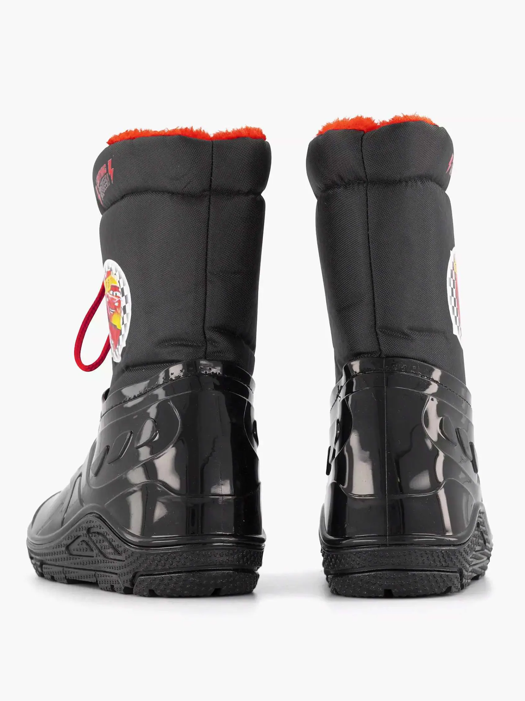 Babyschoenen|Cars Zwarte Regenlaars Gevoerd