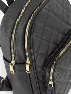 Online Exclusive Accessoires|Graceland Zwarte Rugzak Doorgestikt