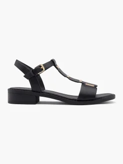 Sandalen|Graceland Zwarte Sandaal