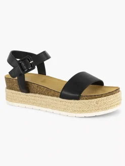 Sandalen|Graceland Zwarte Sandaal
