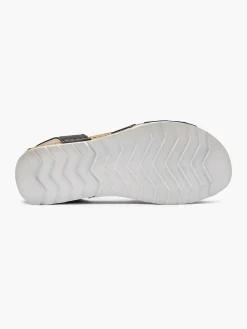 Comfort Schoenen|Easy Street Zwarte Sandaal