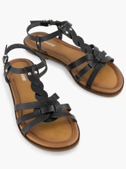 Sandalen|Graceland Zwarte Sandaal