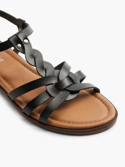 Sandalen|Graceland Zwarte Sandaal