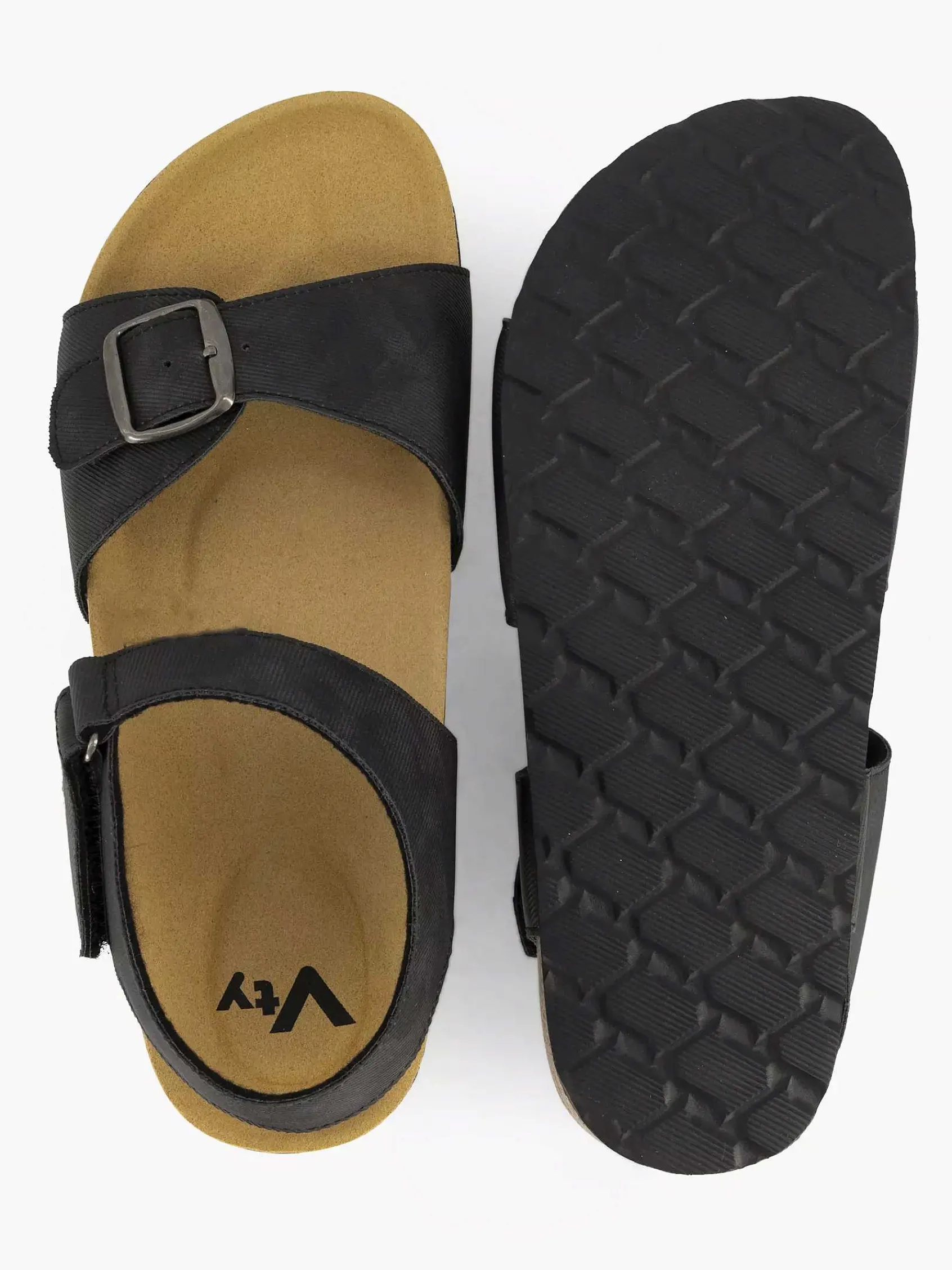 Babyschoenen|Vty Zwarte Sandaal