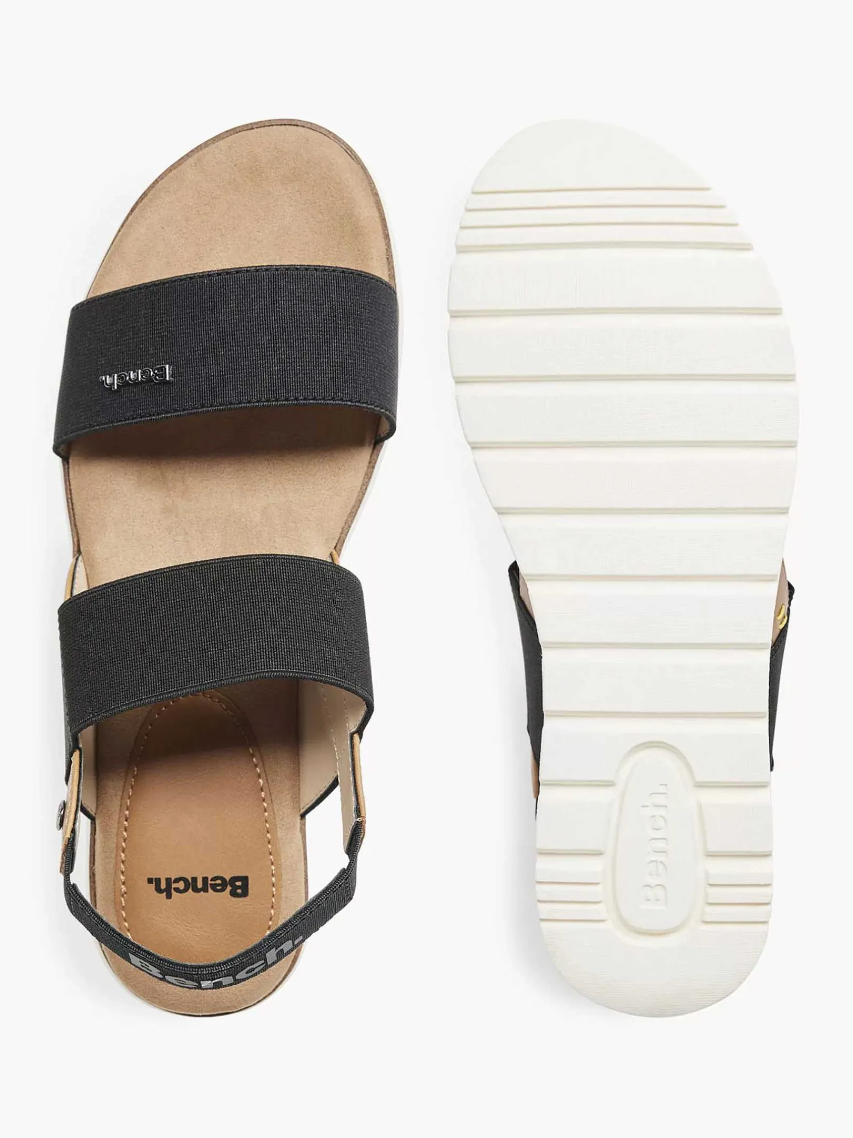 Sandalen|Bench Zwarte Sandaal