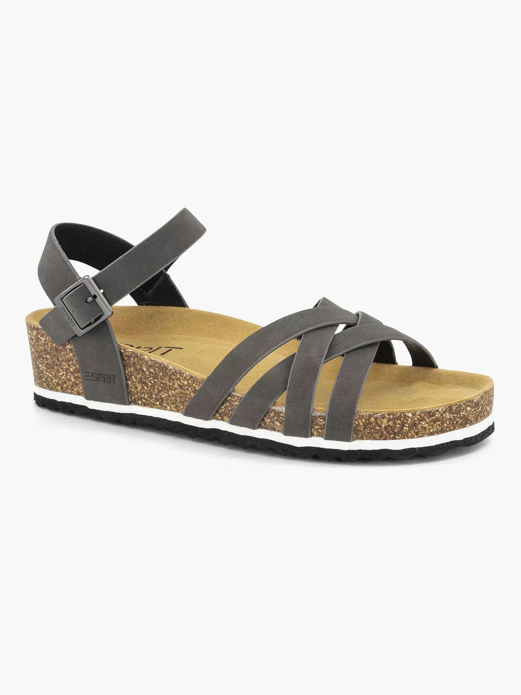 Comfort Schoenen|Esprit Zwarte Sandaal