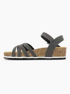 Comfort Schoenen|Esprit Zwarte Sandaal