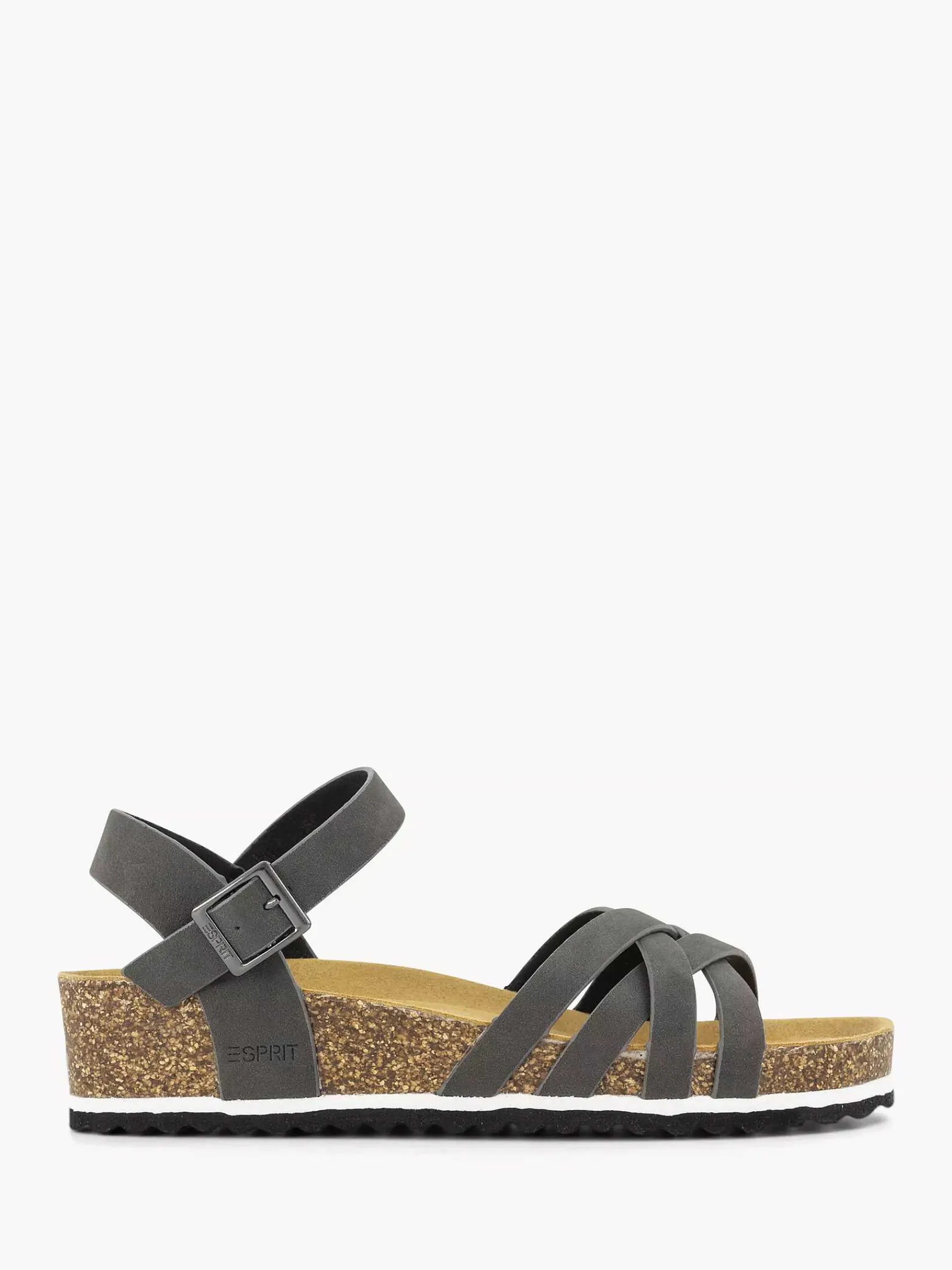 Comfort Schoenen|Esprit Zwarte Sandaal