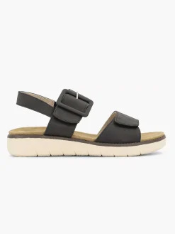 Sandalen|Easy Street Zwarte Sandaal