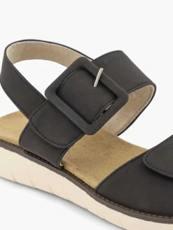 Sandalen|Easy Street Zwarte Sandaal