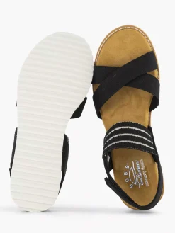 Sandalen|Skechers Zwarte Sandaal