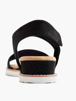 Sandalen|Skechers Zwarte Sandaal Desert Kiss