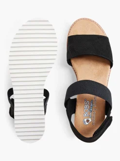 Sandalen|Skechers Zwarte Sandaal Desert Kiss