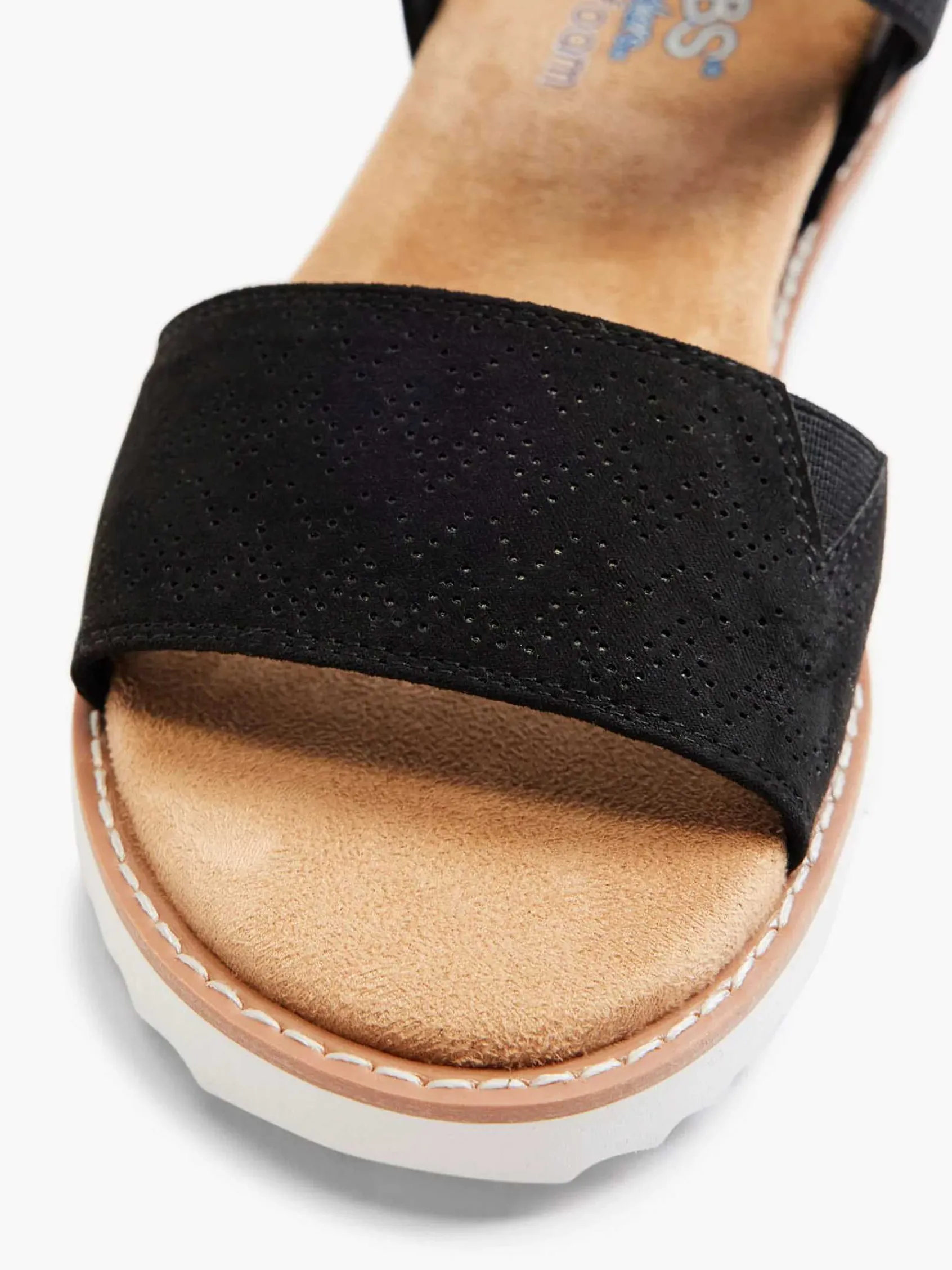Sandalen|Skechers Zwarte Sandaal Desert Kiss