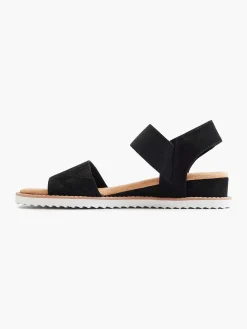Sandalen|Skechers Zwarte Sandaal Desert Kiss