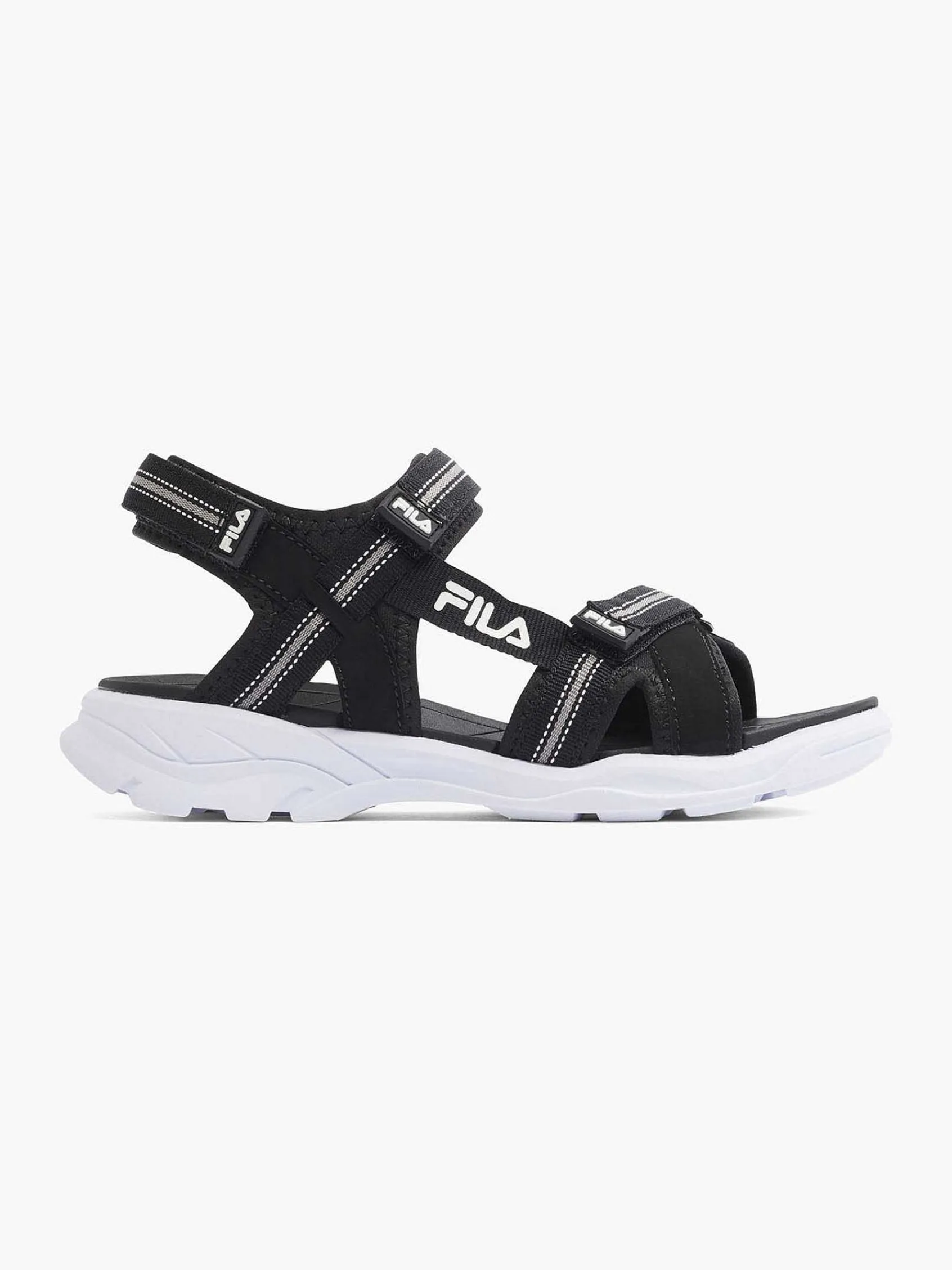 Jongensschoenen|FILA Zwarte Sandaal Klittenband