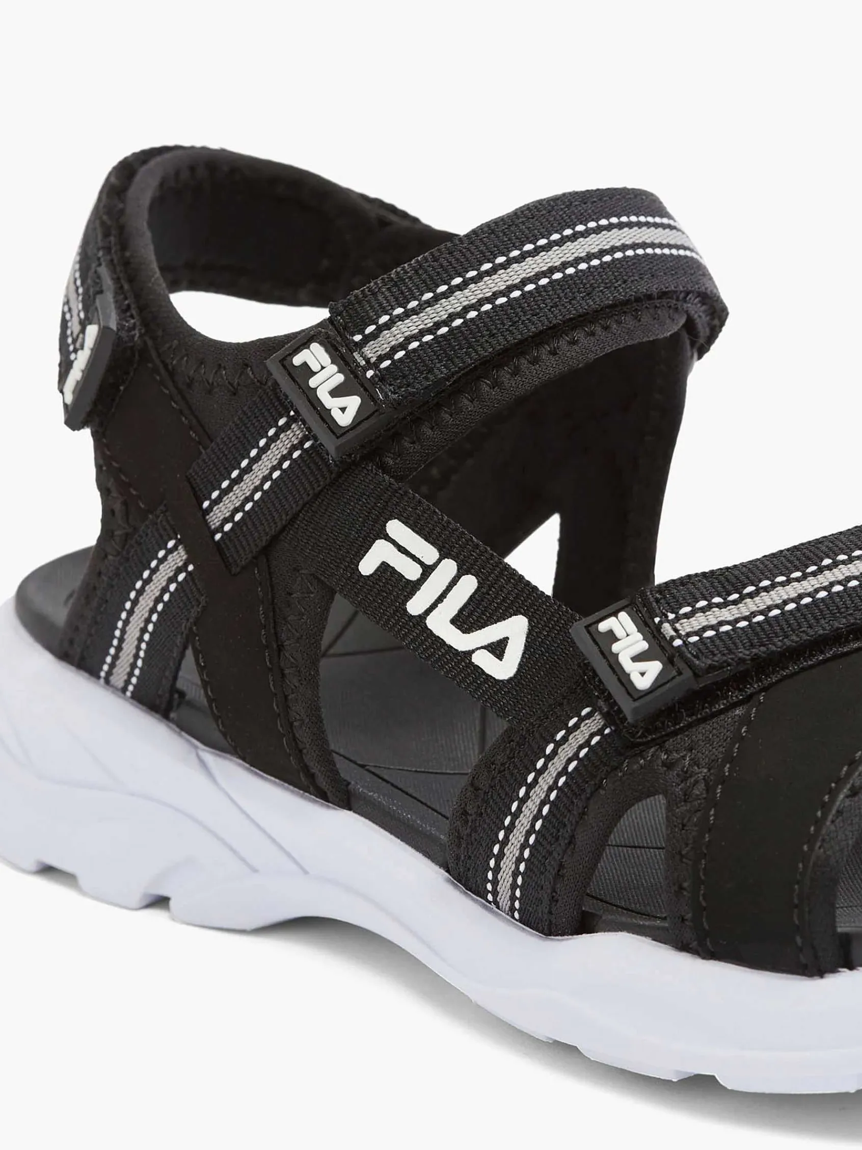 Jongensschoenen|FILA Zwarte Sandaal Klittenband