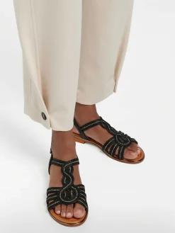 Sandalen|Graceland Zwarte Sandaal Sierketting