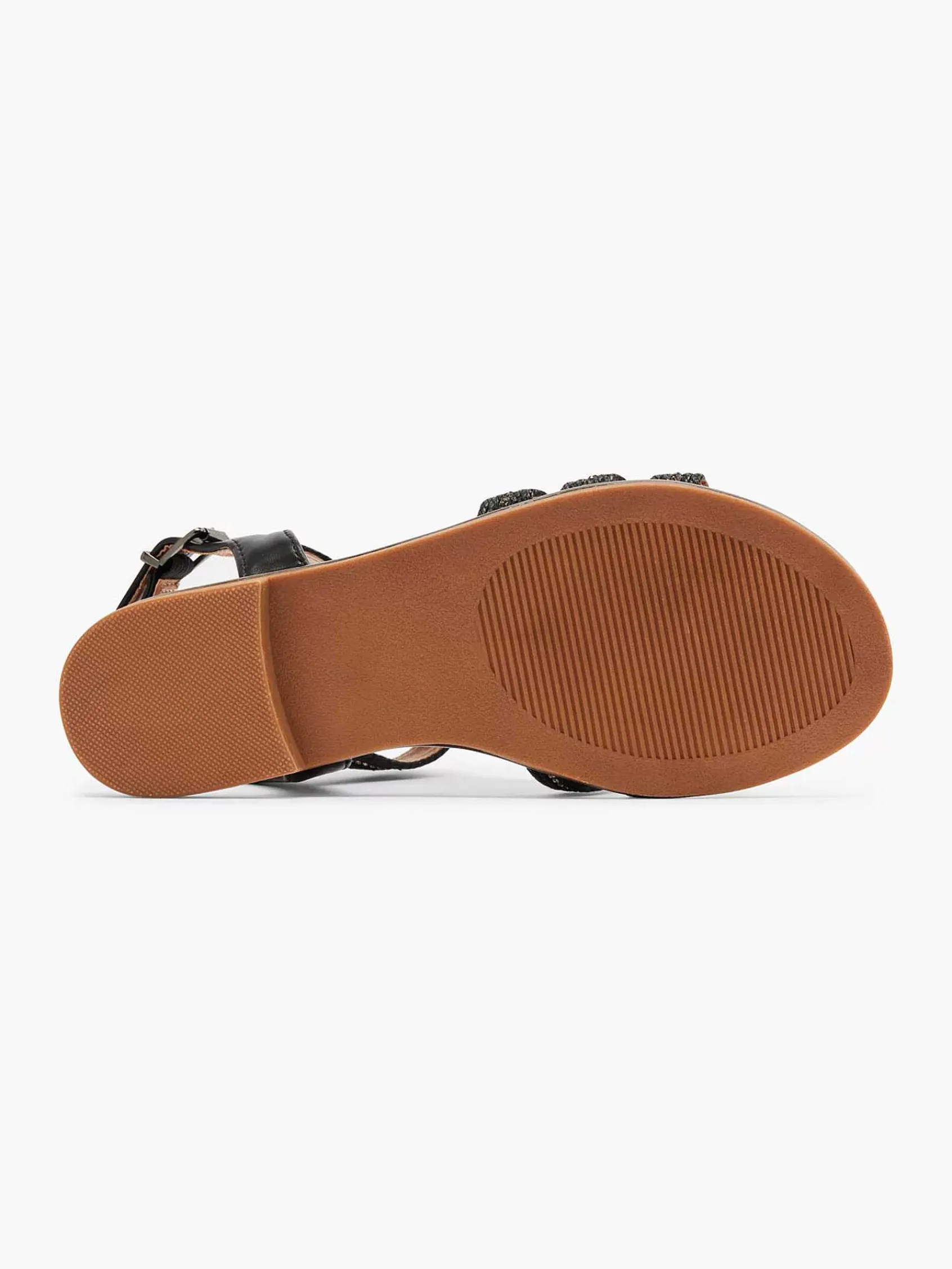 Sandalen|Graceland Zwarte Sandaal Sierketting