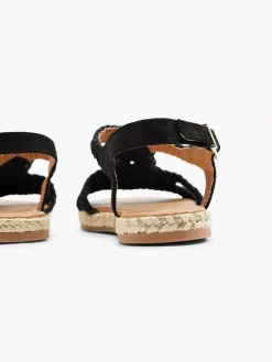 Sandalen|Graceland Zwarte Sandaal Touw
