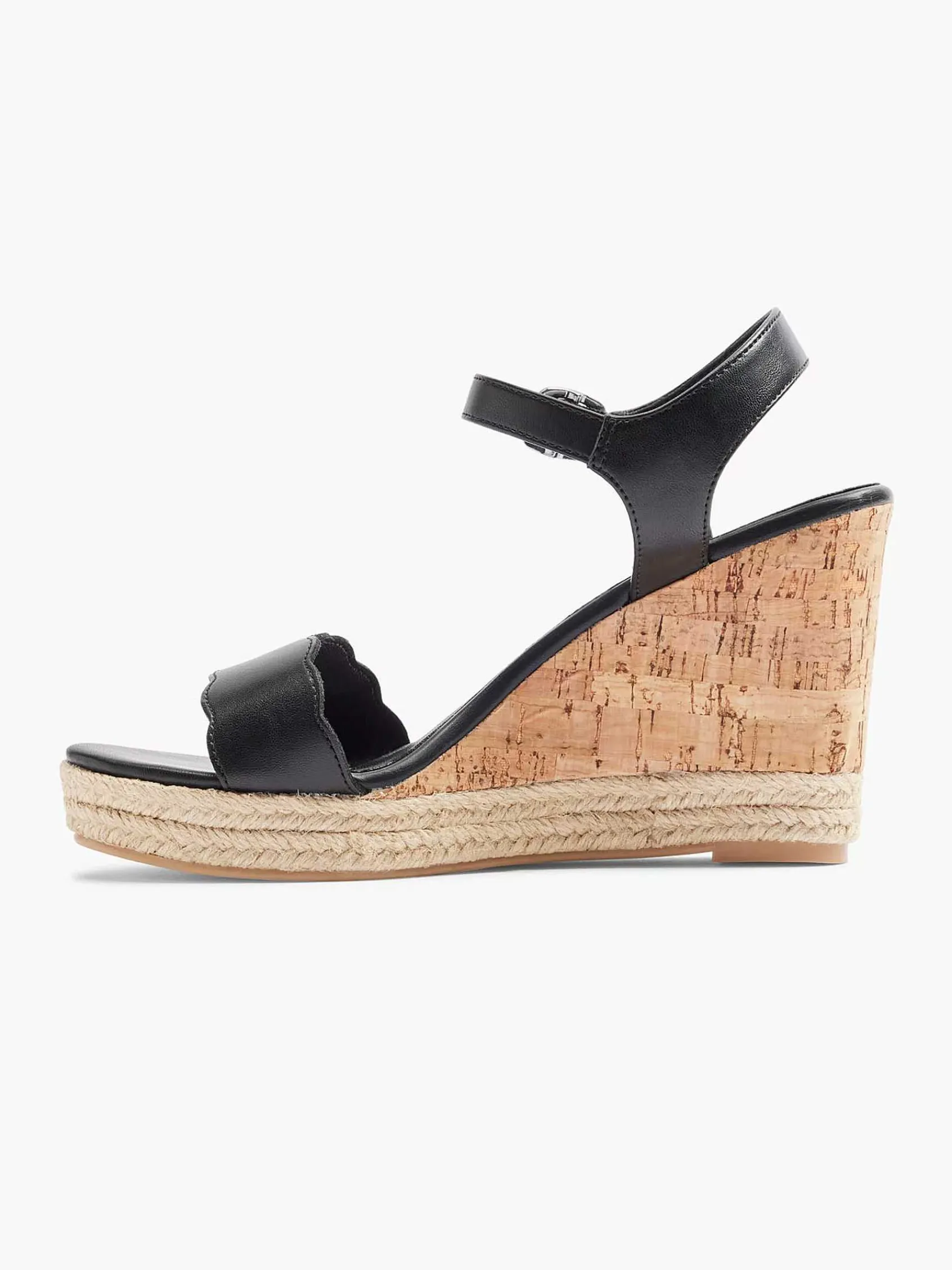 Hoge Hakken|Graceland Zwarte Sandalette