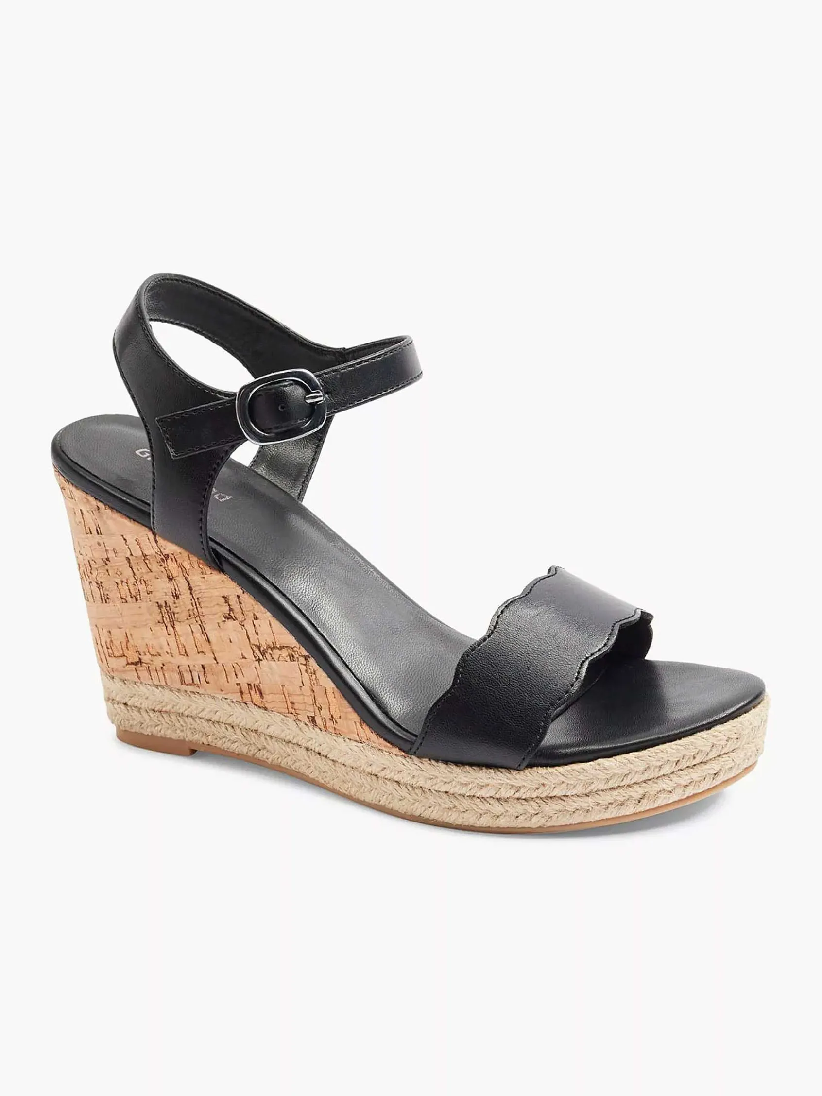 Hoge Hakken|Graceland Zwarte Sandalette