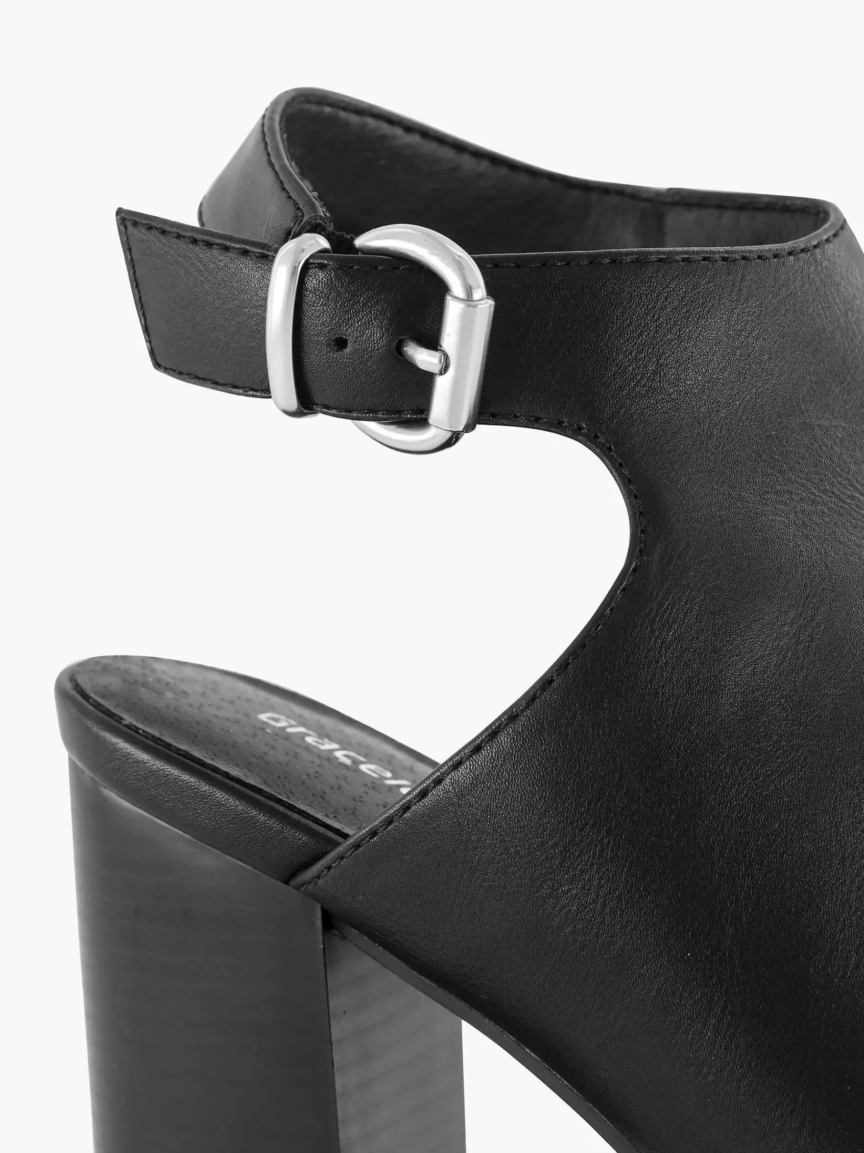 Pumps|Graceland Zwarte Sandalette