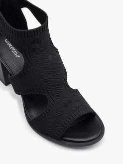 Sandalen|Graceland Zwarte Sandalette