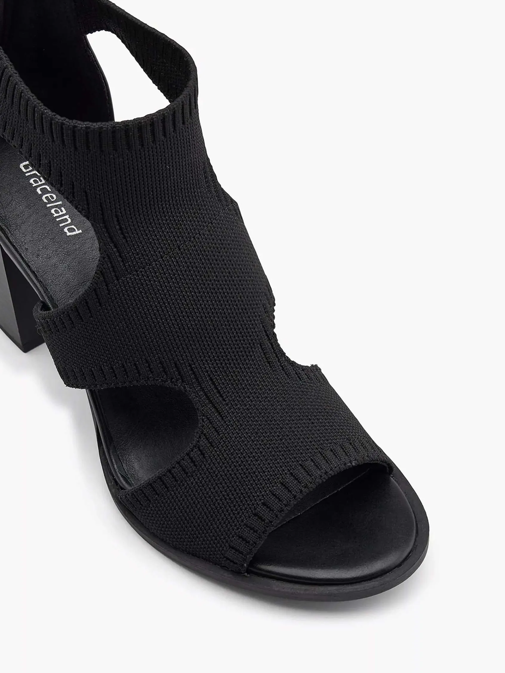 Sandalen|Graceland Zwarte Sandalette