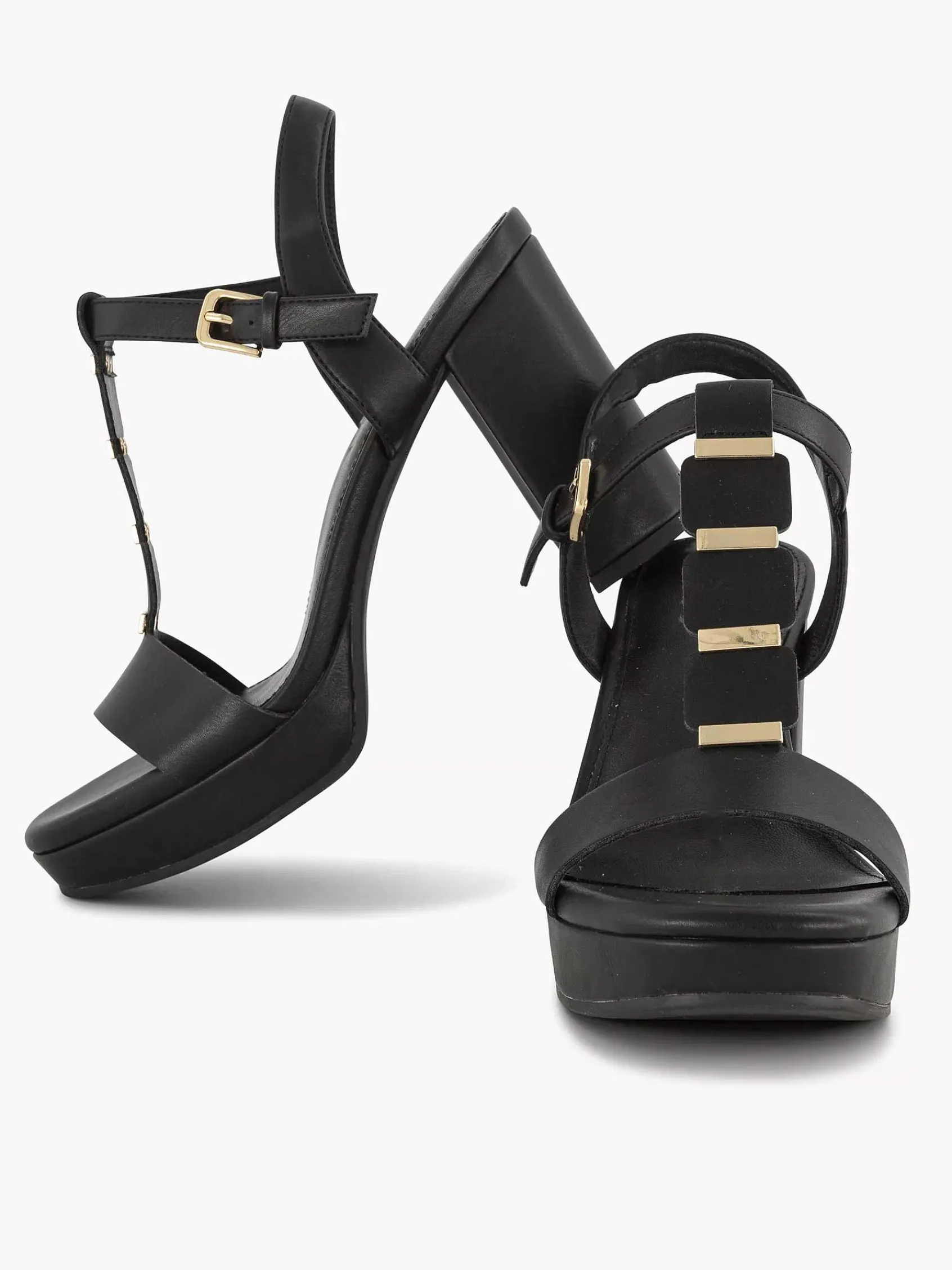Sandalen|Graceland Zwarte Sandalette