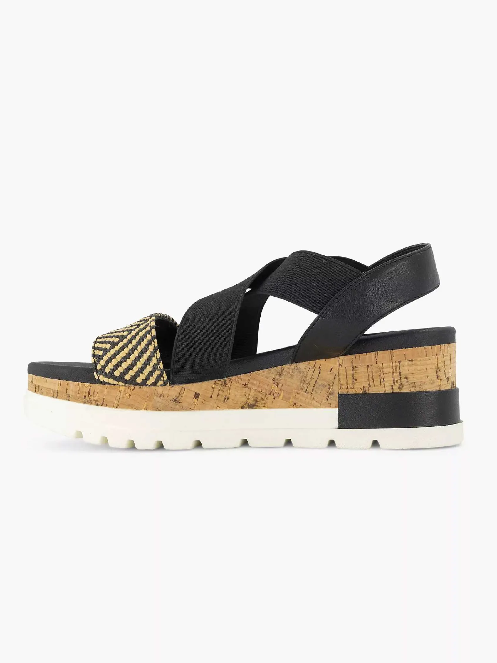 Sandalen|Graceland Zwarte Sandalette