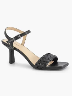 Sandalen|Graceland Zwarte Sandalette Gevlochten