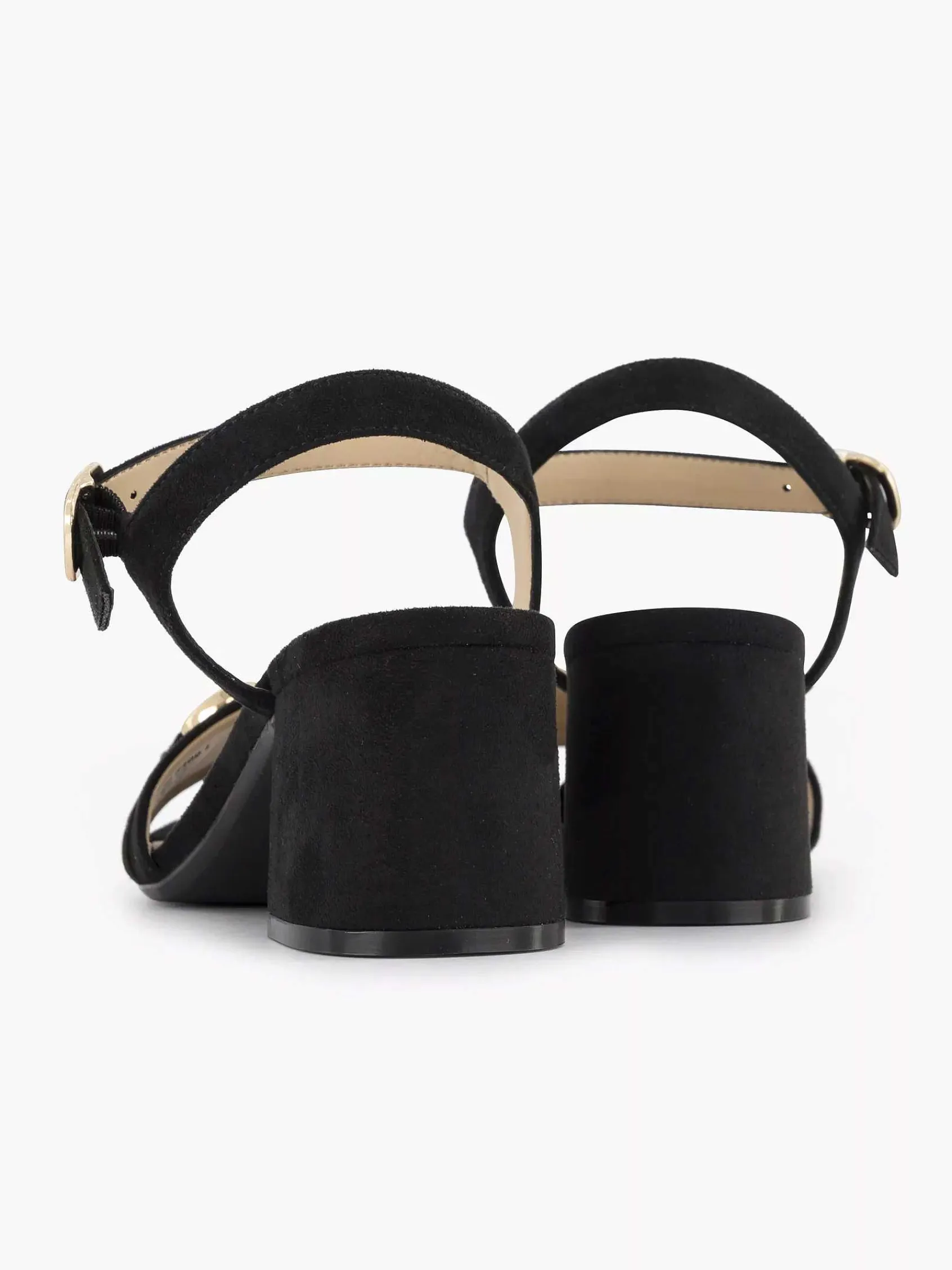 Sandalen|Graceland Zwarte Sandalette Sierketting