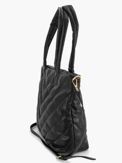 Online Exclusive Accessoires|Graceland Zwarte Schoudertas Doorgestikt