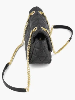 Online Exclusive Accessoires|Graceland Zwarte Schoudertas Doorgestikt