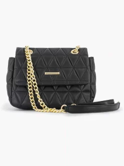 Online Exclusive Accessoires|Graceland Zwarte Schoudertas Doorgestikt