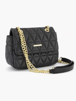 Online Exclusive Accessoires|Graceland Zwarte Schoudertas Doorgestikt