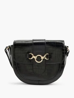 Online Exclusive Accessoires|Graceland Zwarte Schoudertas Siergesp