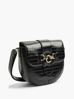 Online Exclusive Accessoires|Graceland Zwarte Schoudertas Siergesp