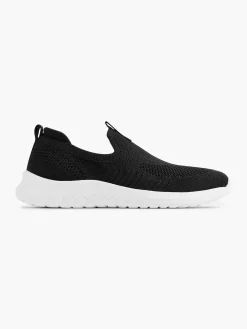 Jongensschoenen|Vty Zwarte Slip On Sneaker