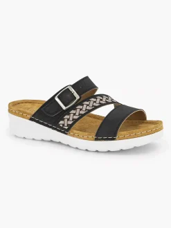 Slippers|Easy Street Zwarte Slipper