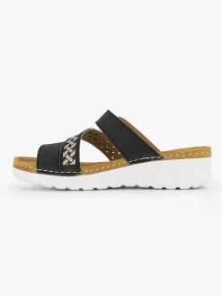 Slippers|Easy Street Zwarte Slipper