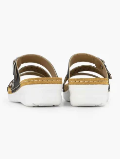 Slippers|Easy Street Zwarte Slipper